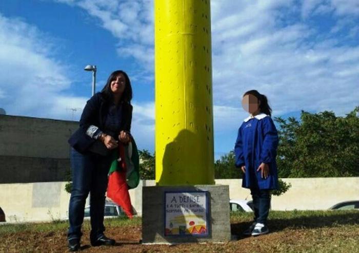 Sicilia: a Mazara una stele per Denise e tutti bimbi scomparsi nel mondo