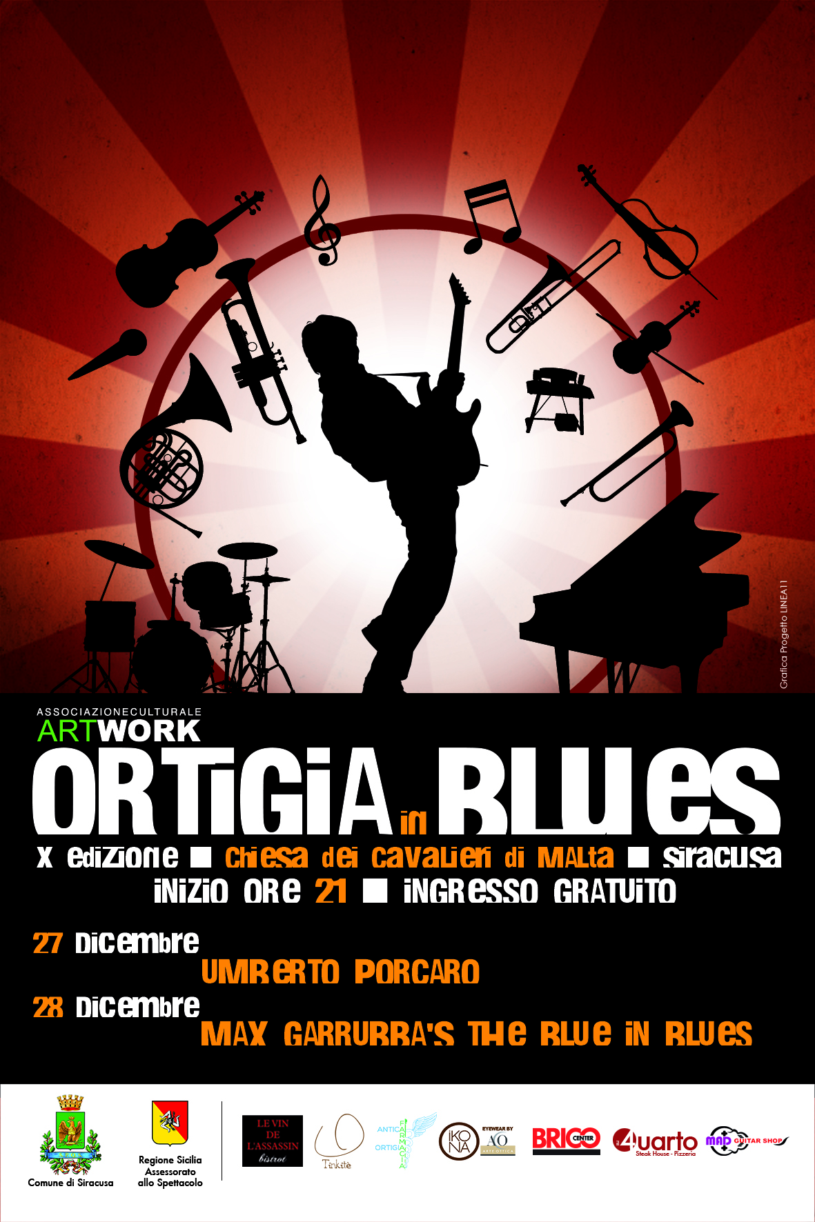 Siracusa: oggi e domani è “Ortigia in Blues” nello spazio della ex Chiesa dei Cavalieri di Malta