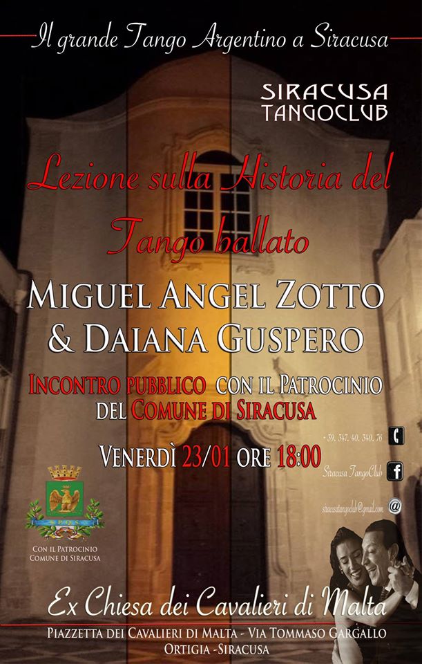 Siracusa: un fine settimana all’insegna del grande tango argentino