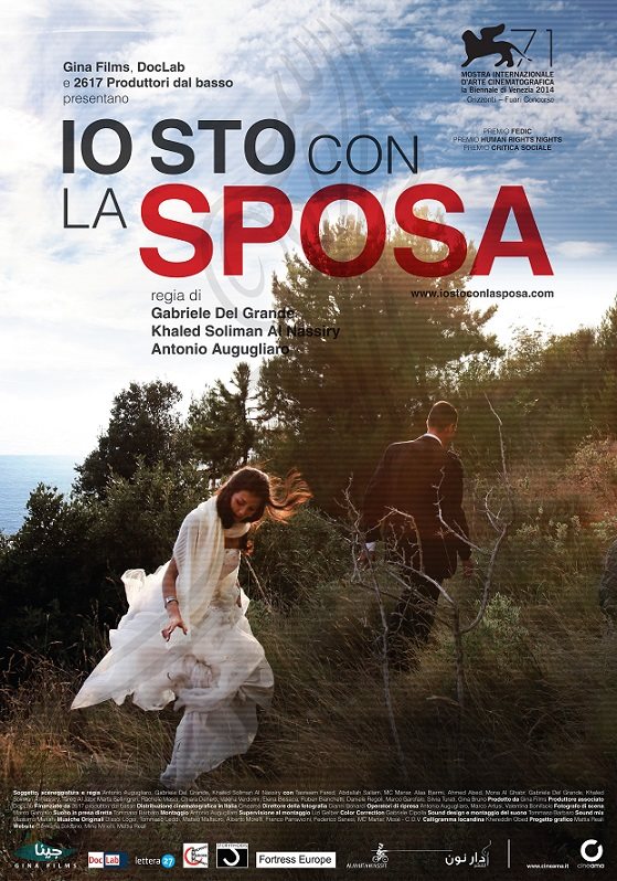 Siracusa: sarà proiettato il 27 il docufilm “Io sto con la sposa”