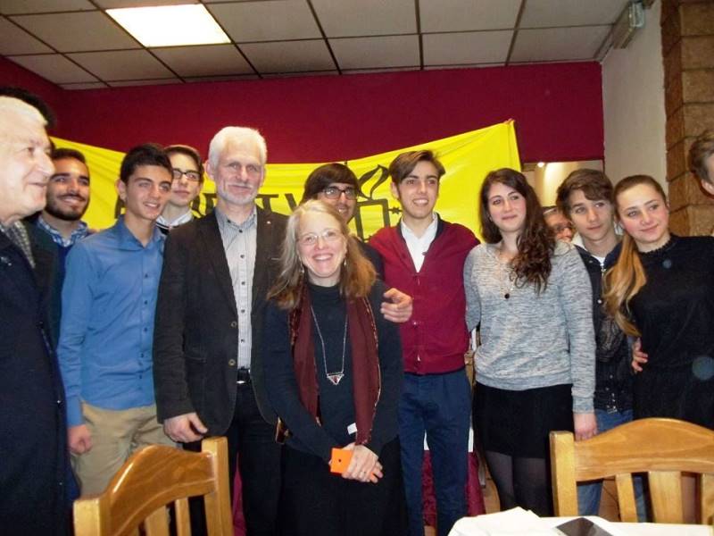 Gli studenti del Liceo Einaudi incontrano Ales Bialiatski, cittadino onorario di Siracusa