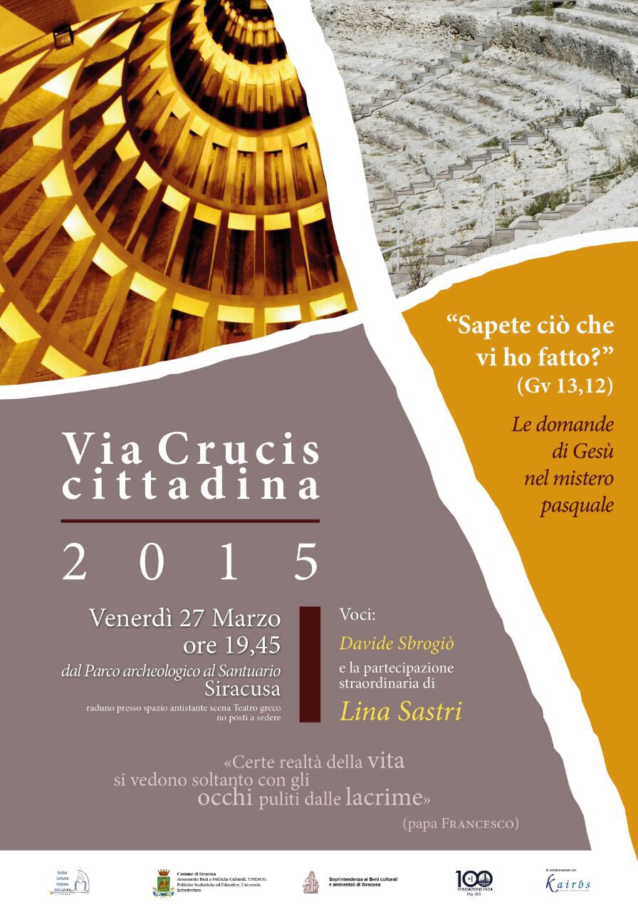 Siracusa: grande attesa anche quest’anno per la Via Crucis cittadina, giunta alla V edizione