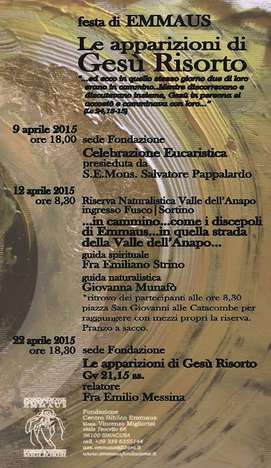 Siracusa: al via oggi la Festa di Emmaus