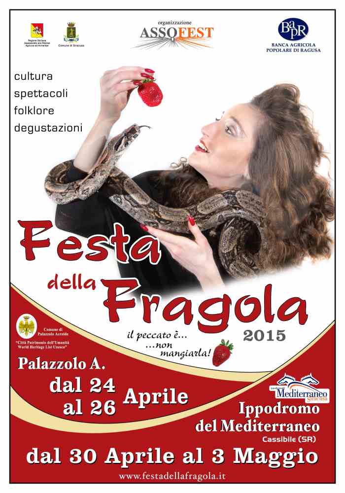 Siracusa, un mix di intrattenimento e sapori: arriva la festa della fragola