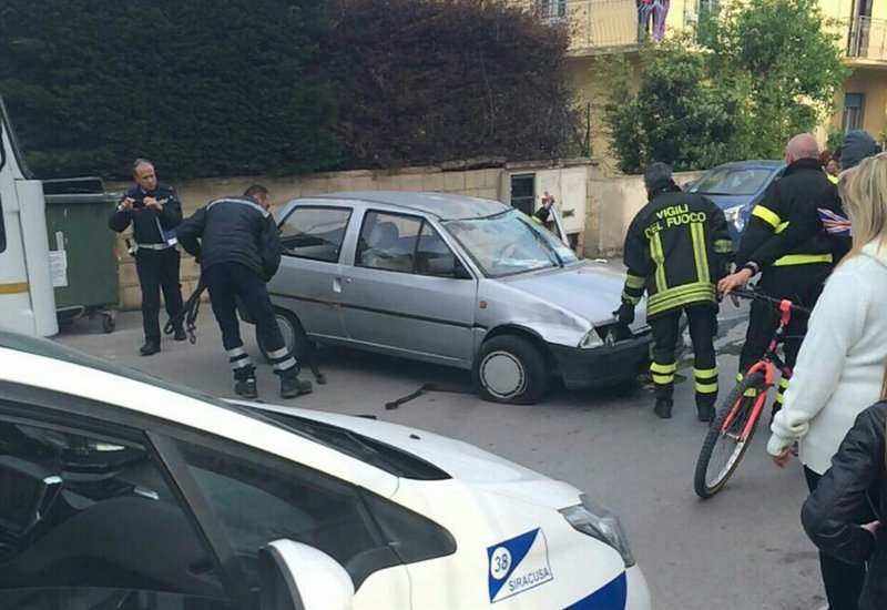 Siracusa: incidente stradale in viale Paolo Orsi
