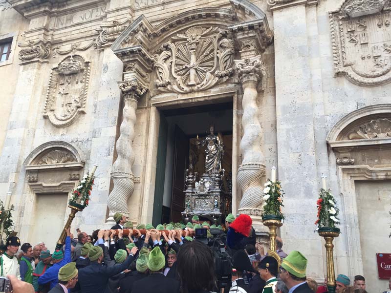 Siracusa: video e immagini della conclusione della Festa del Patrocinio di Santa Lucia