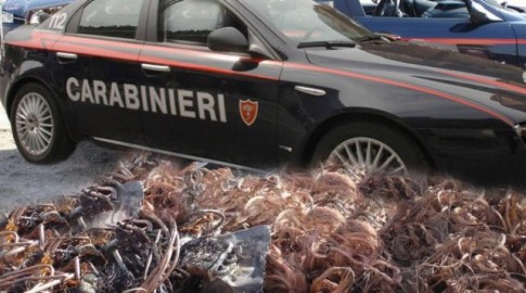 Siracusa: “Action Day” dei Carabinieri contro i furti di rame, arrestato un 58enne siracusano