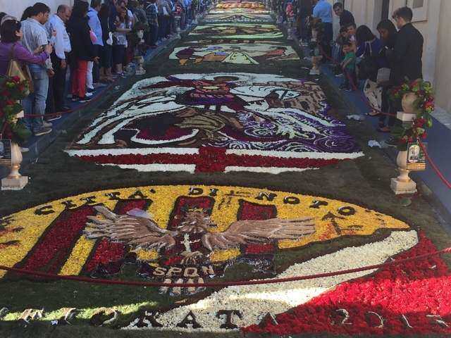 Siracusa: lo spettacolo dell’Infiorata di Noto, un gioiello barocco della Sicilia