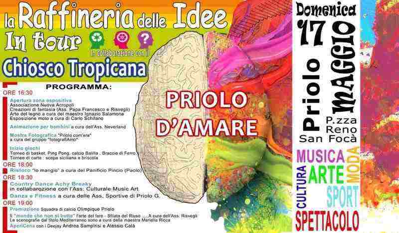Priolo Gargallo: domenica la Raffineria delle idee in tour