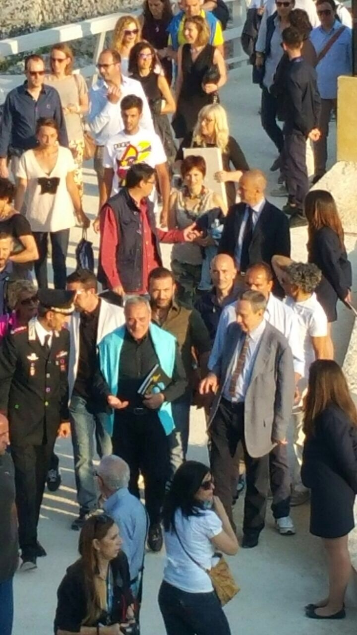 Siracusa: il Presidente del Senato Grasso assiste ad Ifigenia in Aulide