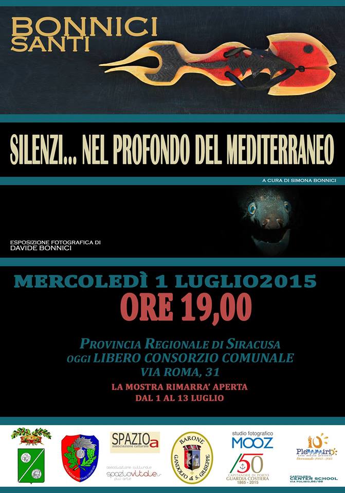 Siracusa, “Silenzi… nel profondo del Mediterraneo”. Il tema del mare in mostra, prossimamente, con l’artista Santi Bonnici