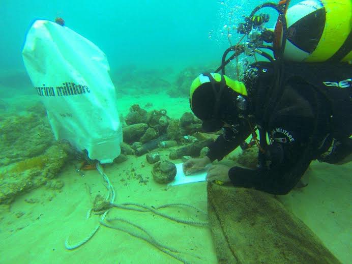 Avola: fatti brillare in mare dei residuati della Seconda Guerra Mondiale