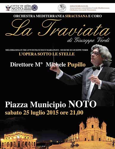 Noto: questa sera sulla scalinata della Cattedrale avrà luogo “La Traviata”
