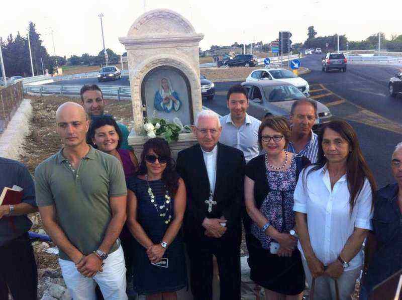 Siracusa: riposizionata la Madonnina di via Lido Sacramento
