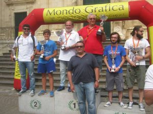 Il podio della 2^ edizione della Historic Maremonti