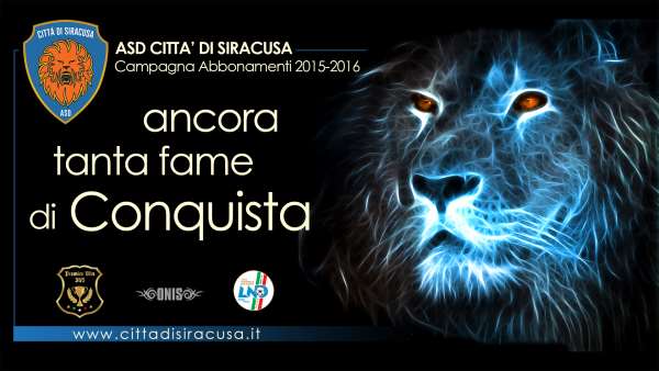 Venerdi 7 agosto alle ore 11, nella sala Archimede del Comune di piazza Minerva sarà presentata la campagna abbonamenti 2015-16 del Città di Siracusa