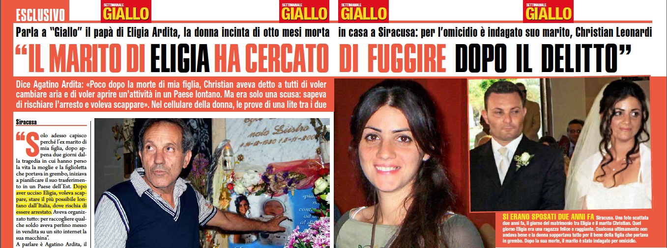 Morte Eligia Ardita, dall’esclusiva del settimanale “Giallo”. Dubbi e perplessità della famiglia sul delitto