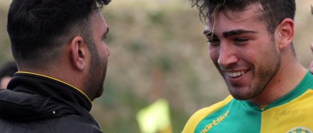 Lorenzo Gennarini col tecnico Massimo Attardo palazzolo siracusa times