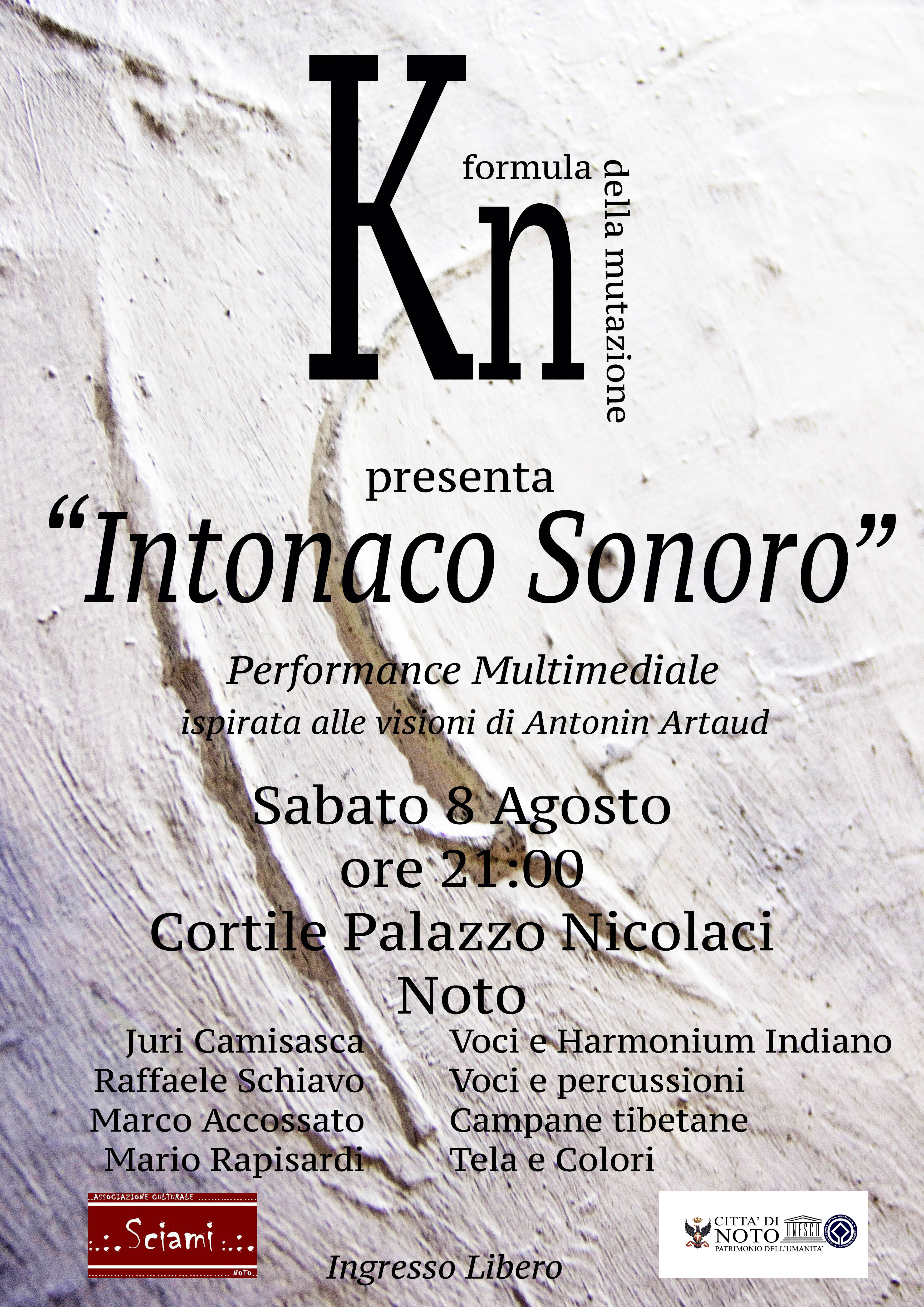 Noto: fissato per sabato l’appuntamento con Intonaco Sonoro