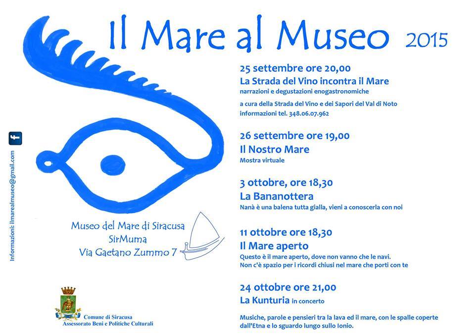 Il Mare al Museo, seconda edizione: Una rassegna tematica sul rapporto tra Siracusa e il mare