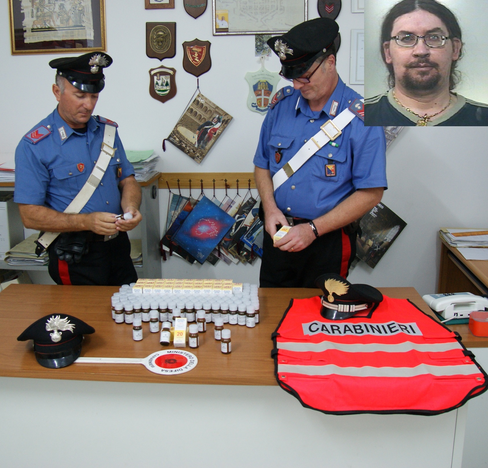 Pachino: oltre cento flaconi di metadone occultati dentro la casa e in un capanno. Arrestato pregiudicato dai Carabinieri