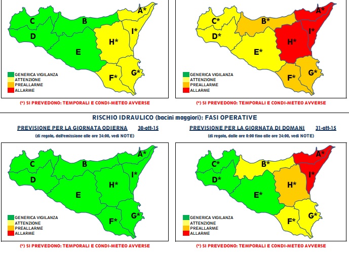 Siracusa, forti perturbazioni in arrivo. Per domani, e per le prossime 48 ore, previsti i fenomeni più intensi