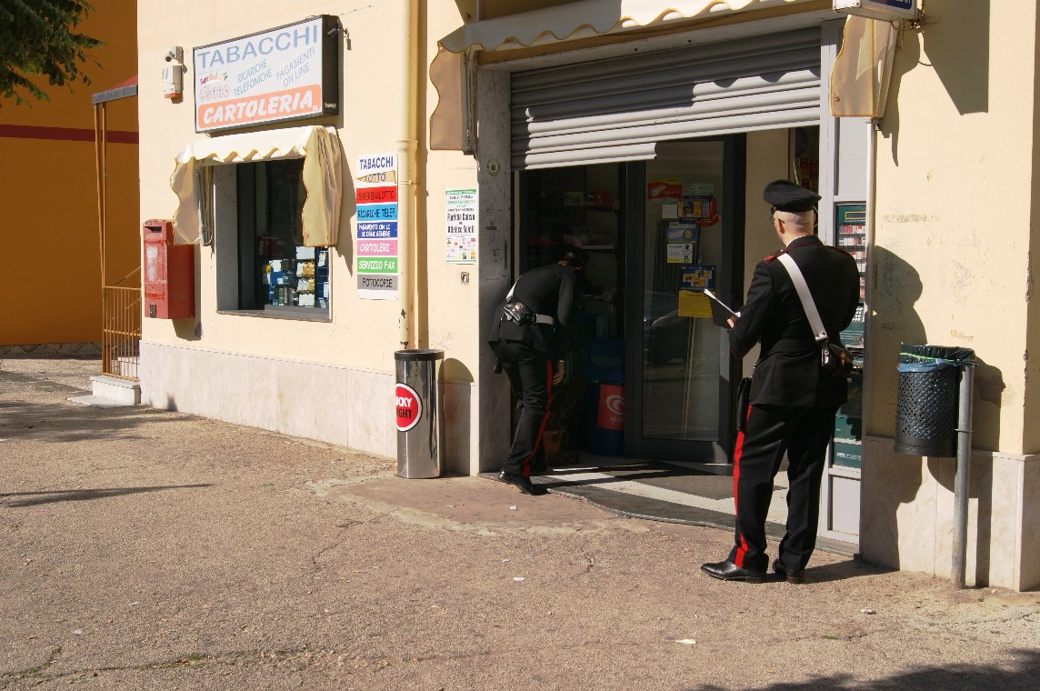 Floridia: rapinata nella notte una rivendita tabacchi