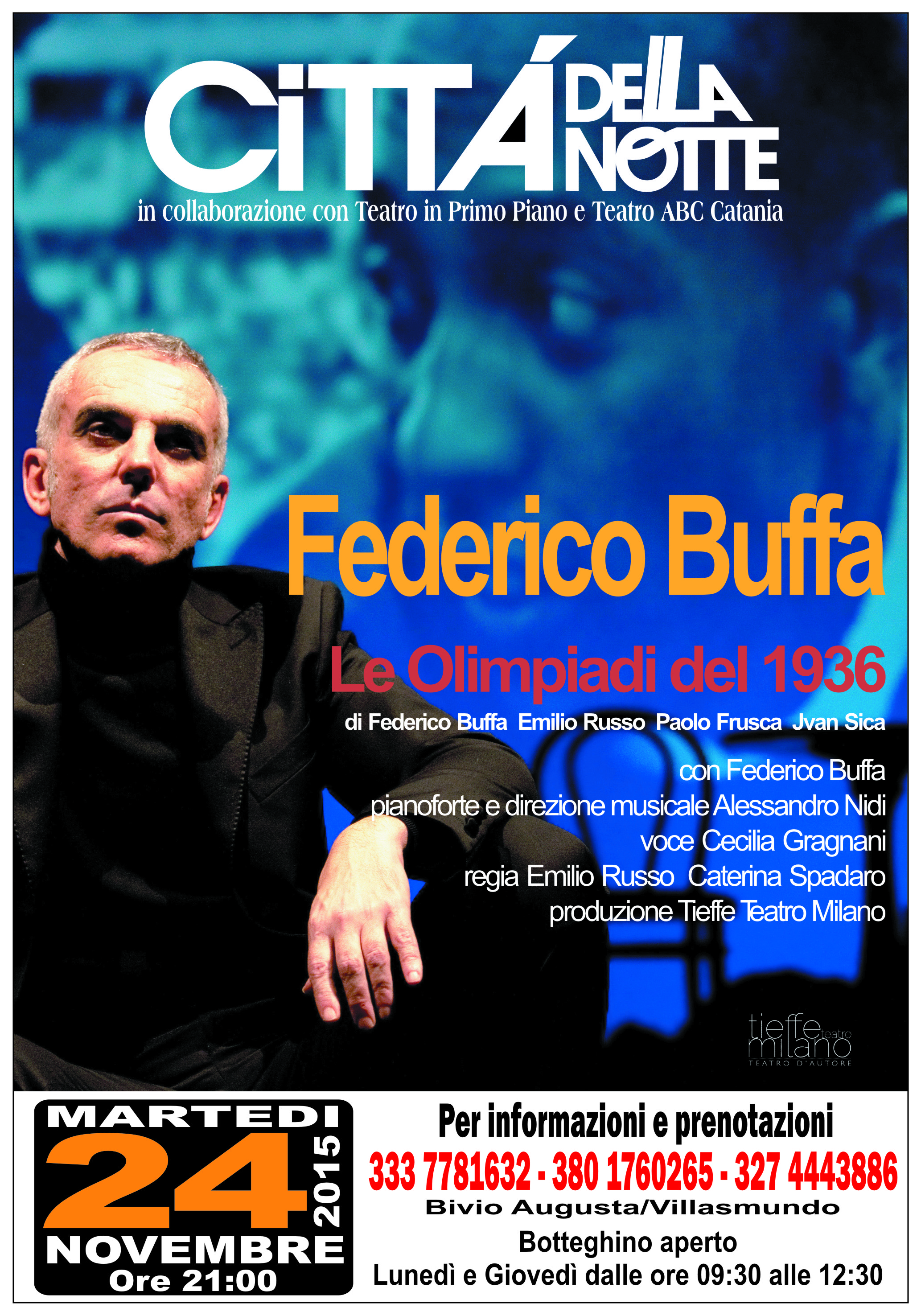 Città della Notte: domani sera “Le Olimpiadi del 1936” di Federico Buffa