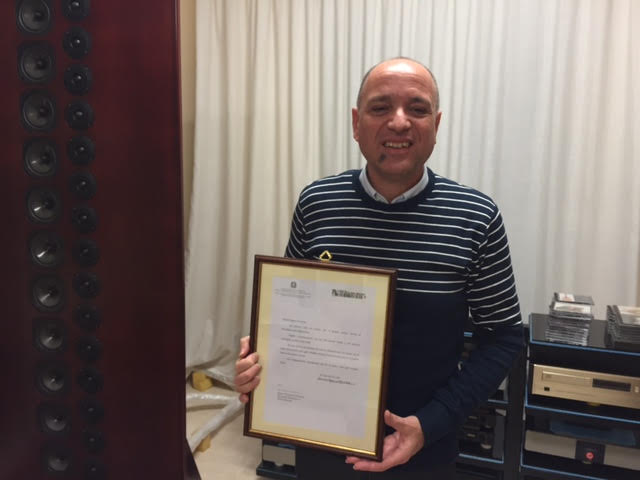 Siracusa. Dopo la paternità dei due brevetti, per Francesco Piccione arriva il riconoscimento da parte della Repubblica italiana