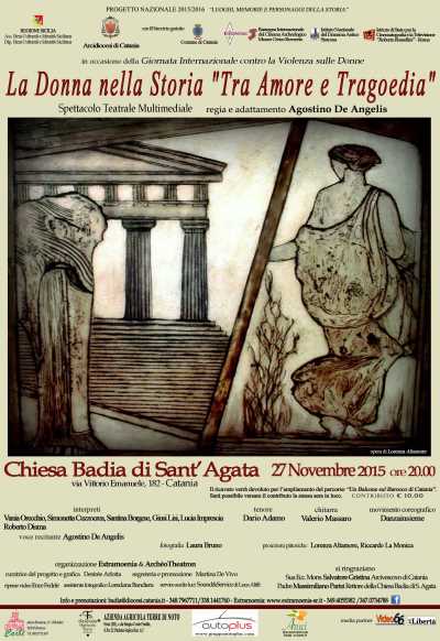 Catania: andrà in scena venerdì “La Donna nella Storia tra Amore e Tragoedia”