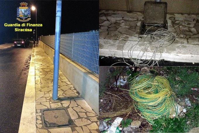 Avola, sorpreso mentre rubava rame in Contrada Merlino: 52enne arrestato dalla Guardia di Finanza