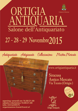 Siracusa: torna domani “Ortigia Antiquaria” all’Antico mercato