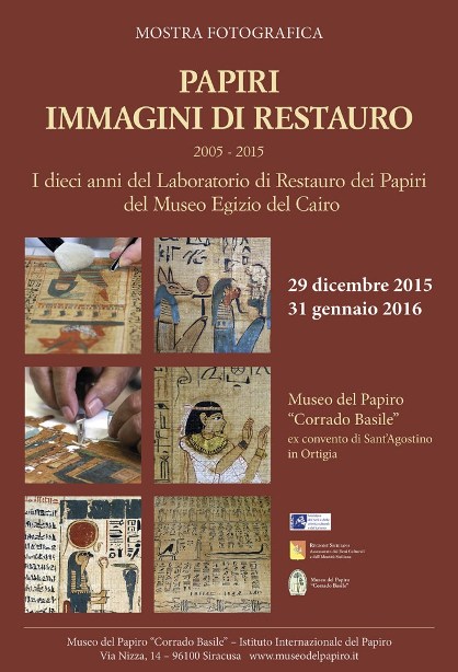Siracusa. Sarà inaugurata martedì la mostra “Papiri. Immagini di restauro”
