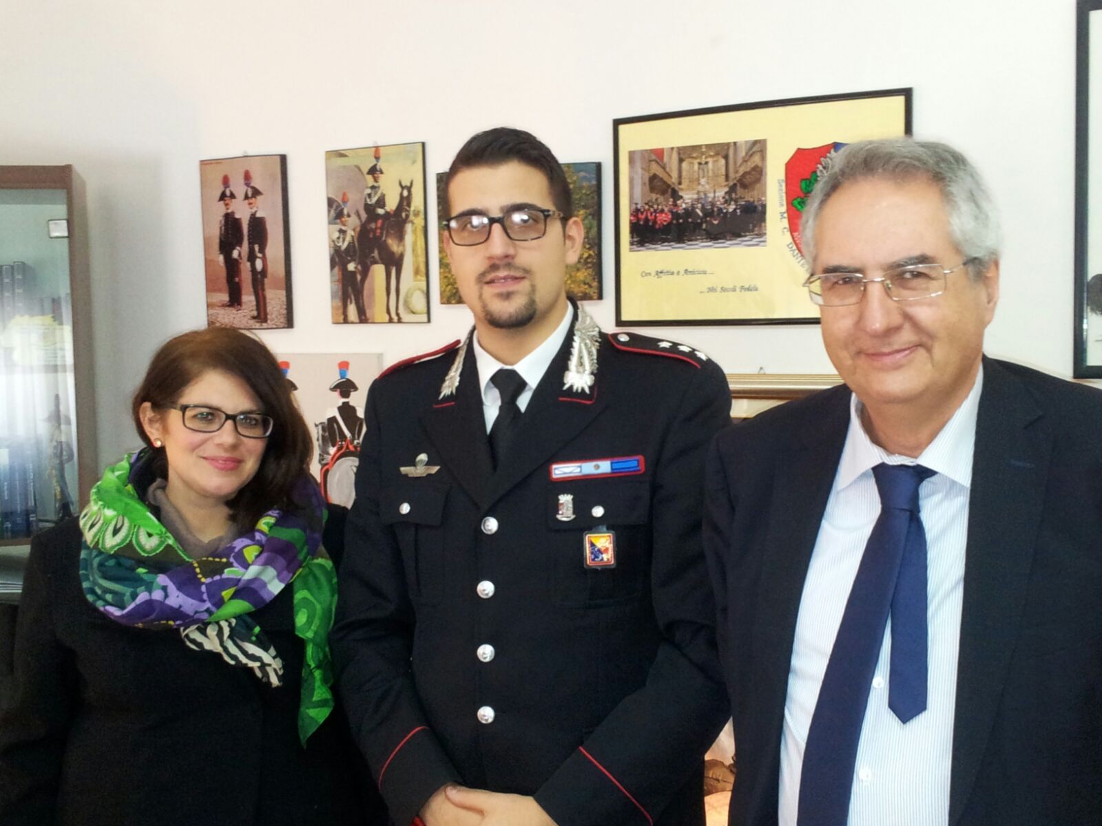 Avola: Il comandante della Compagnia Carabinieri di Noto incontra il nuovo coordinatore provinciale di “Libera”