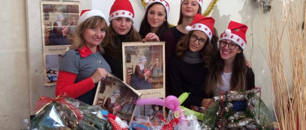 La Prof.ssa Carmela Spedale con il Gruppo Arcobaleno