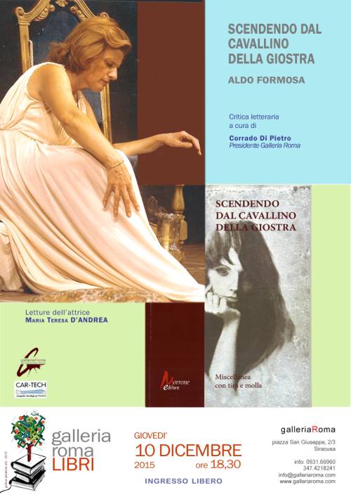 Siracusa. Sarà presentato giovedì il libro di Aldo Formosa “Scendendo dal Cavallino della Giostra”