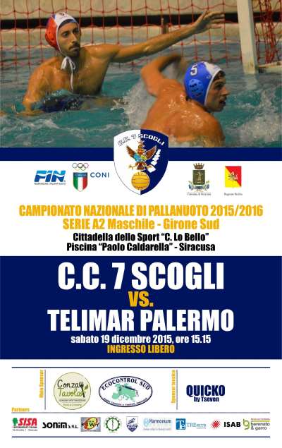 Siracusa. Tutto pronto per il derby fra 7 Scogli e il Telimar Palermo