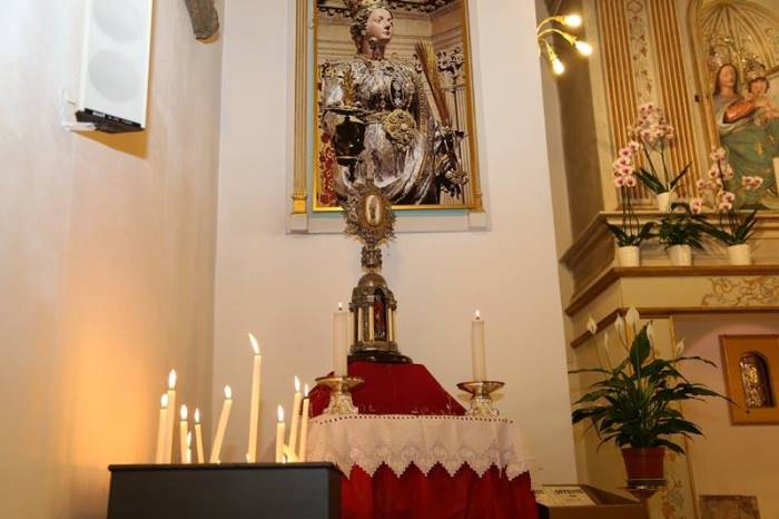 Siracusa. La reliquia di Santa Lucia visita la Parrocchia San Giovanni Ev. e San Marziano alle Catacombe