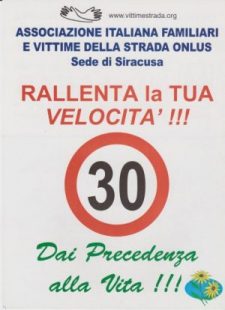 Siracusa, volantinaggio lungo viale Paolo Orsi: l’iniziativa di sensibilizzazione alla sicurezza stradale dell’A.I.F.V.S