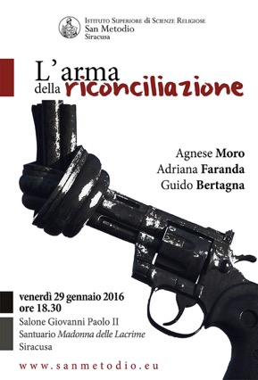 Siracusa: si terrà domani la conferenza “l’arma della riconciliazione”