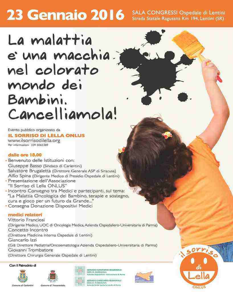 Lentini. Patologie oncologiche, un incontro con l’associazione “Il sorriso di Lella”
