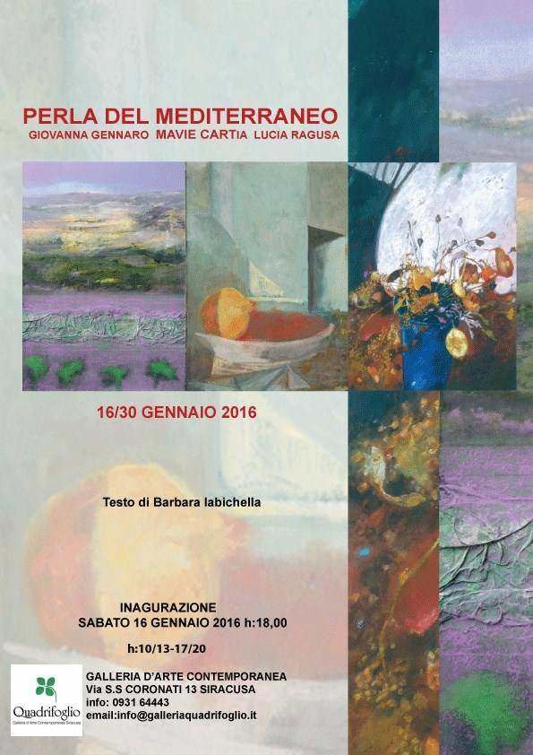 Galleria “Quadrifoglio”, dal 16 al 30 gennaio in mostra opere di Cartia, Gennaro e Ragusa