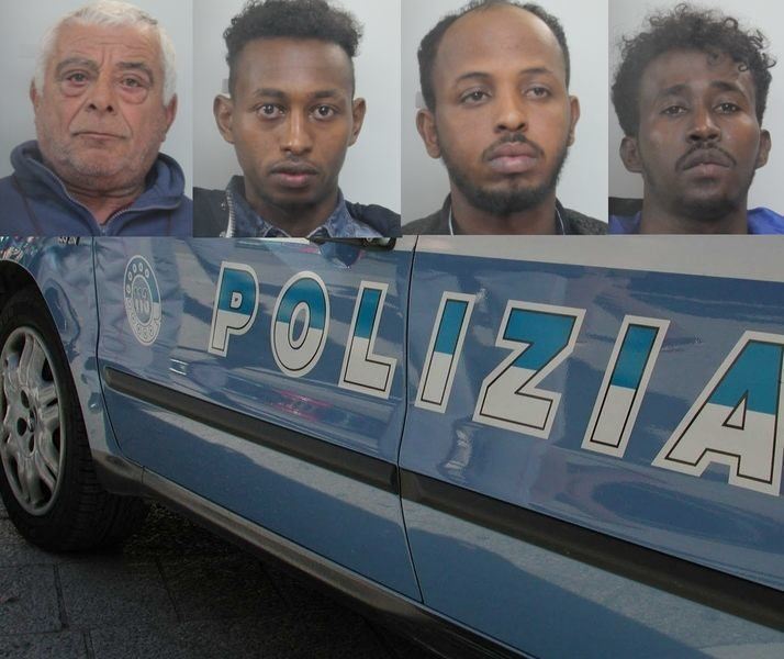 In auto con i profughi diretti a Catania, arrestate 4 persone dalla Polizia