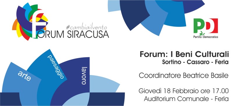 Ferla. Prosegue il forum sui Beni Culturali promosso dal Pd