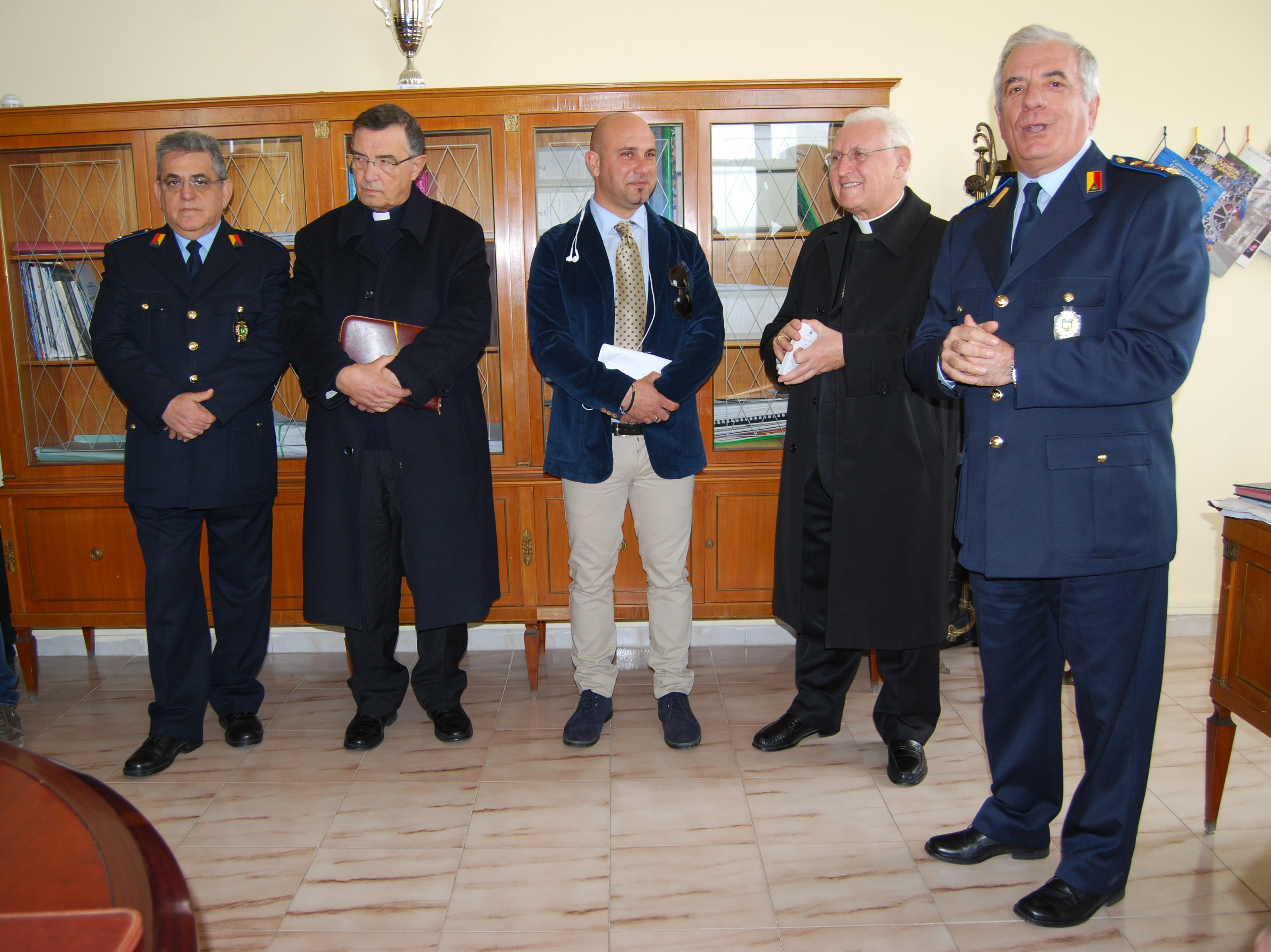 Siracusa. L’arcivescovo in visita al Comando della Polizia Municipale