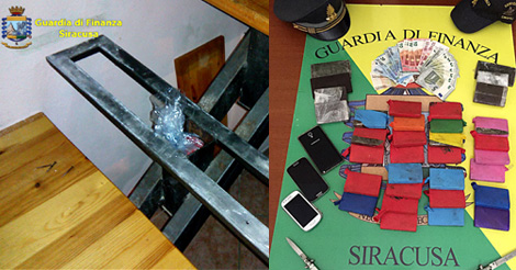 Siracusa. Oltre 30 panetti di hashish nascosti in casa: arrestati tre pluripregiudicati