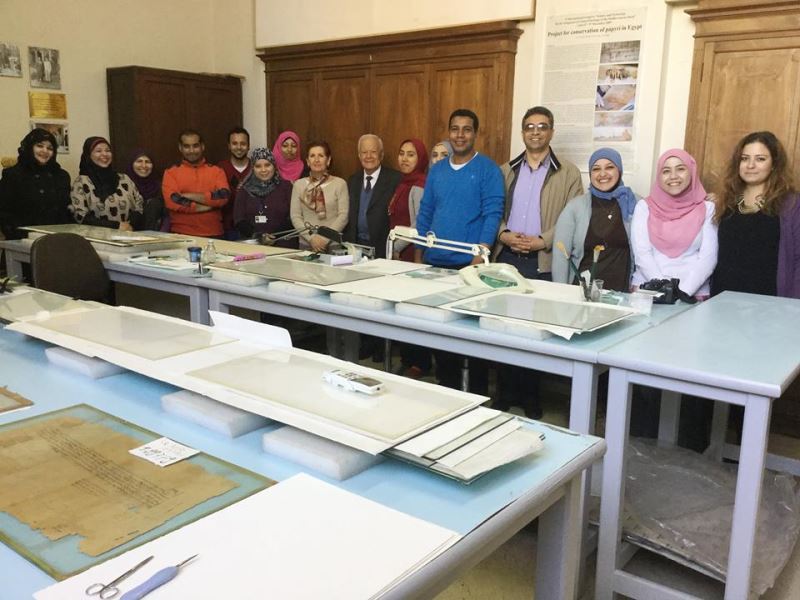 Siracusa. Il Museo del Papiro amplia il proprio laboratorio di restauro al Cairo