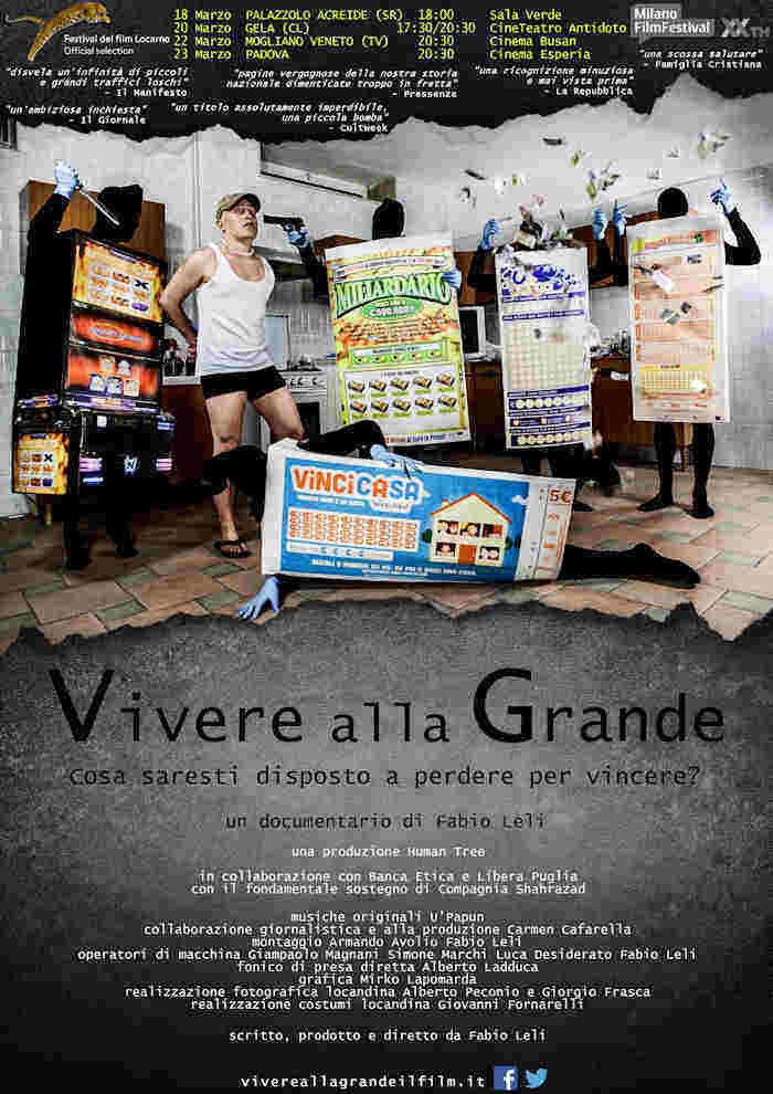 Vivere alla Grande,  il film scandalo sul gioco d’azzardo. Il 18 marzo la proiezione a Palazzolo Acreide