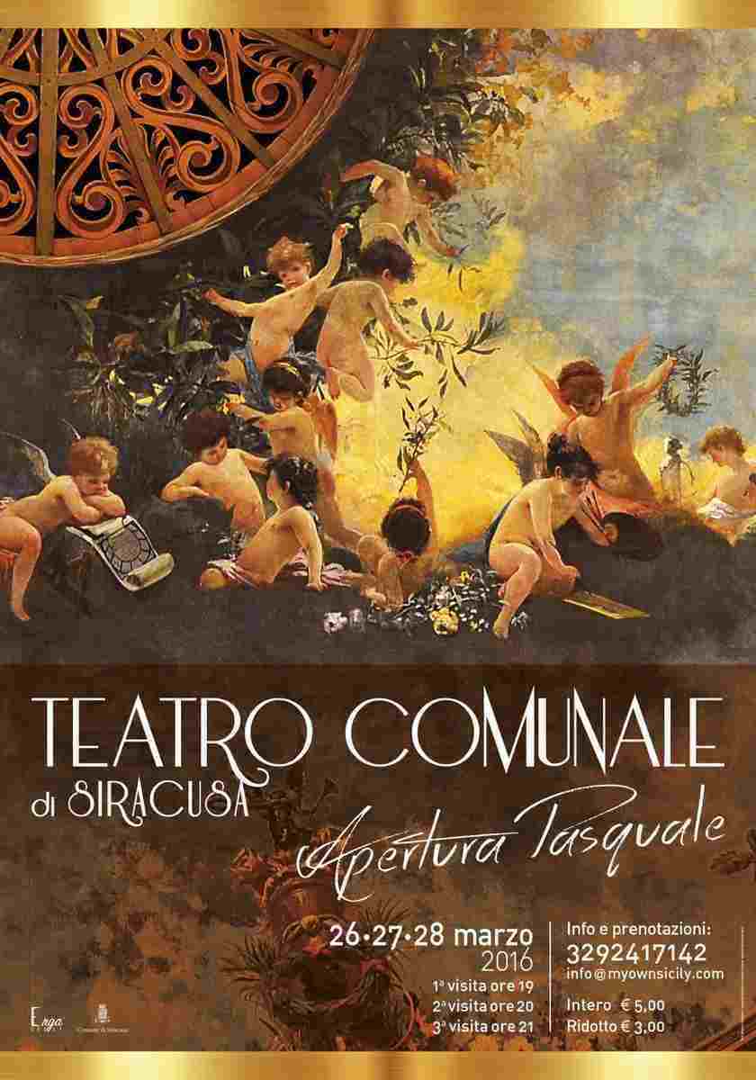 Siracusa, Teatro Comunale e Latomia dei Cappuccini aperti per le festività di Pasqua