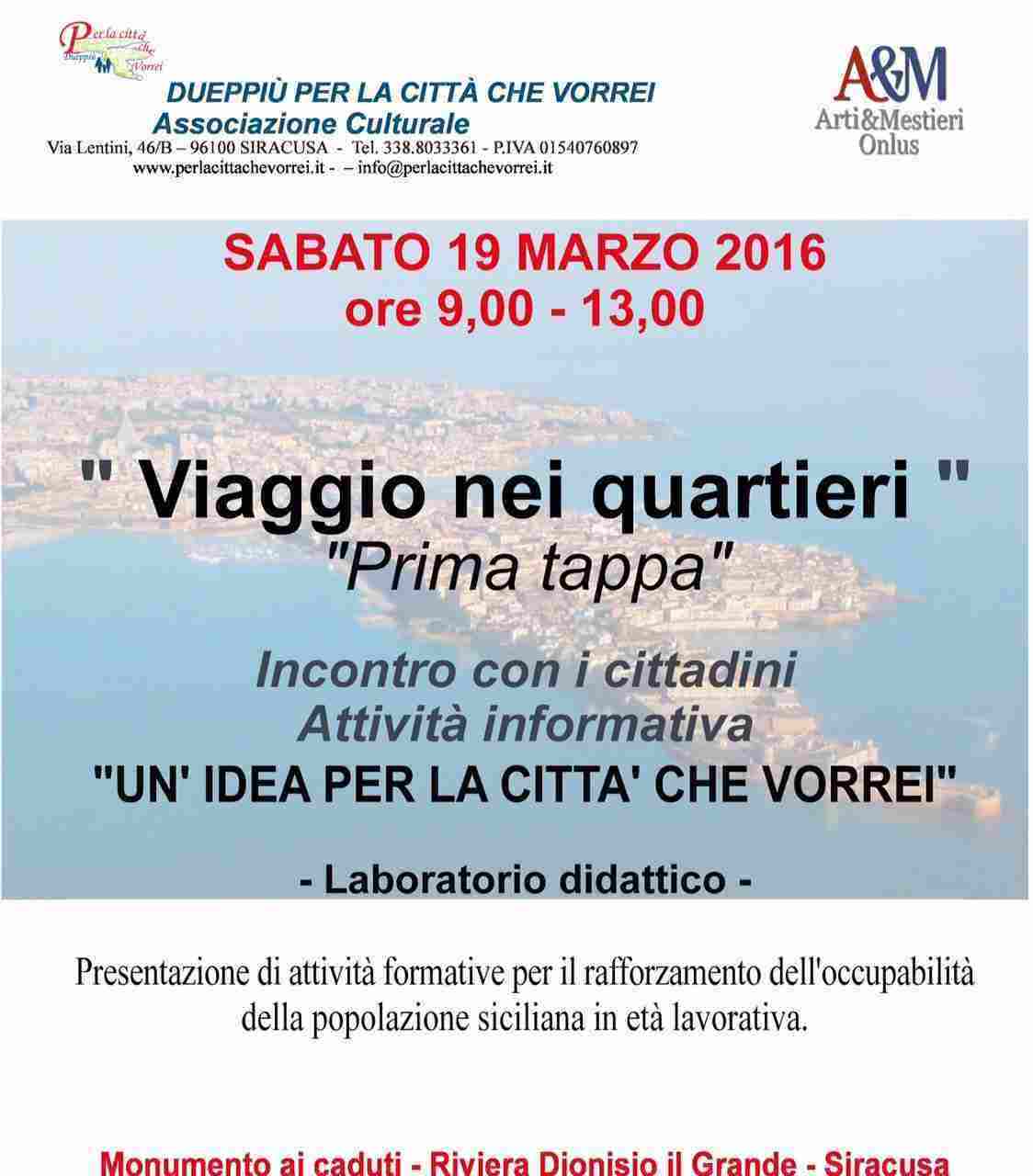 Siracusa, “Viaggio tra i quartieri”: l’opinione della cittadinanza sulla viabilità della propria città